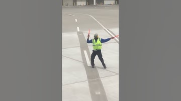 180125018 Airline Passenger Records Employee Dancing On Tarmac