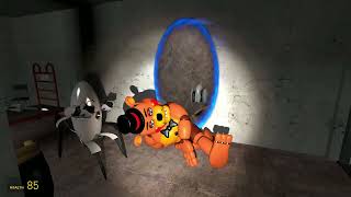Freddy and the gang in a Aperture Science war part 2