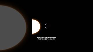 This Planet Is Basically a Mirror… LTT 9779 b 🪞 #exoplanet #spacefacts #nasa #astronomy #shorts