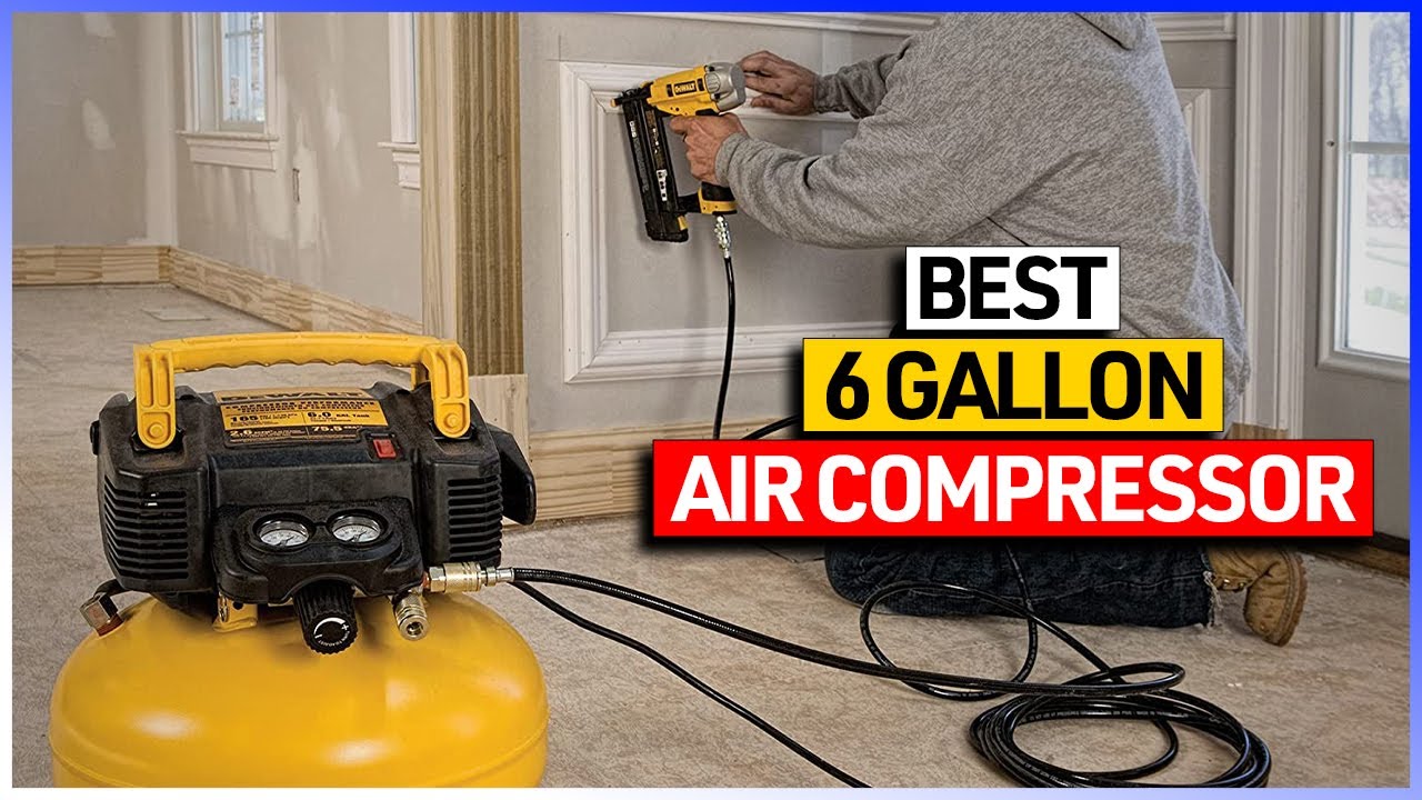 Which Is The Best 6 Gallon Air Compressor? [don’t buy one before