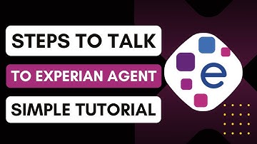 Hoe u met een Experian-agent kunt praten