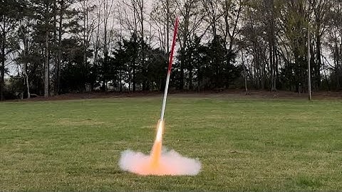 Estes mean machine model rocket launch on E12-6 engine!