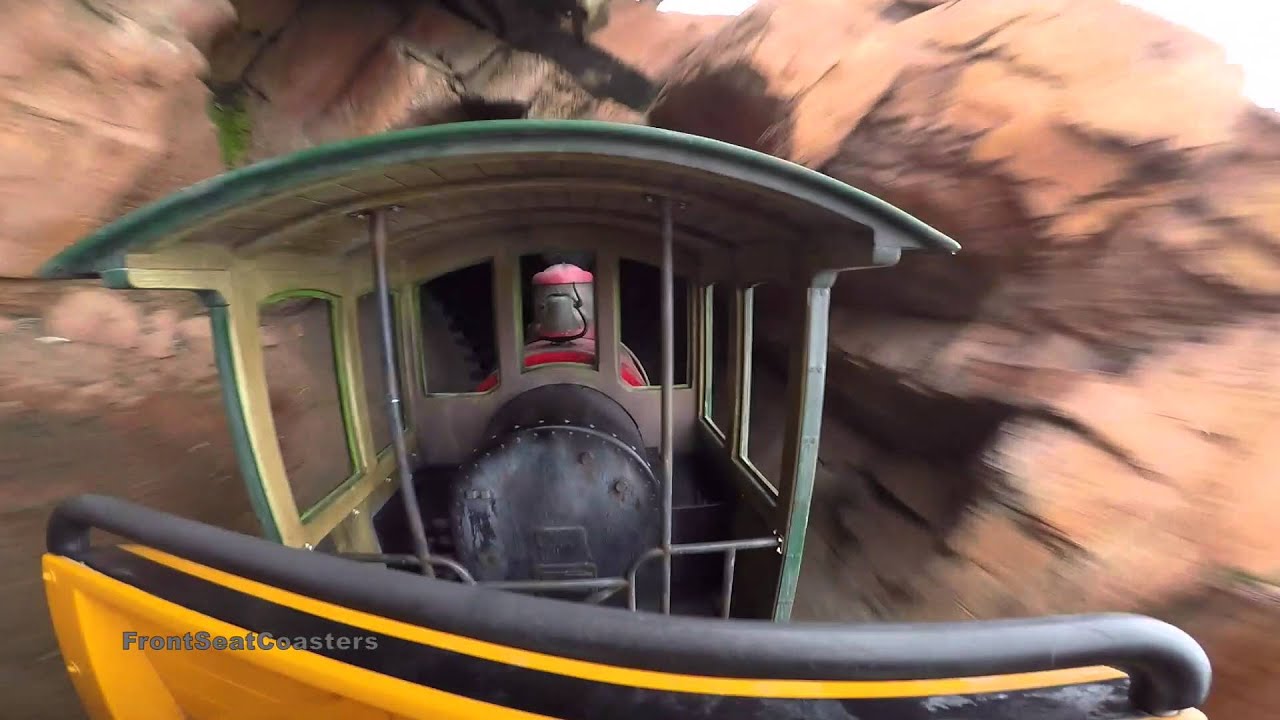 Big Thunder Mountain Railroad POV Roller Coaster Front Seat Walt Disney World Magic Kingdom 60fps belligerent