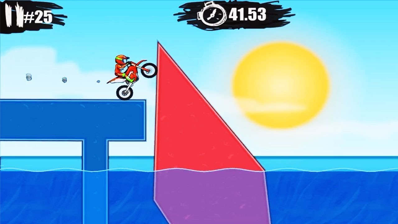 Moto X3M Pool Party HTML 5 Games