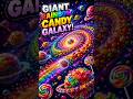 Giant Rainbow Candy Galaxy! 🌌🍬🌈 #shorts #rainbow #candy #galaxy