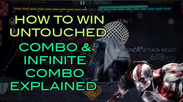COMBO & INFINITE COMBO EXPLAINED, HOW TO AVOID SPECIALS & WIN WITH FULL HP  - INJUSTICE 2 MOBILE