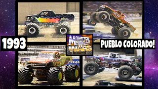 1993 USHRA MONSTER WARS! MONSTER TRUCK RACING, PUEBLO COLORADO RACE #3!