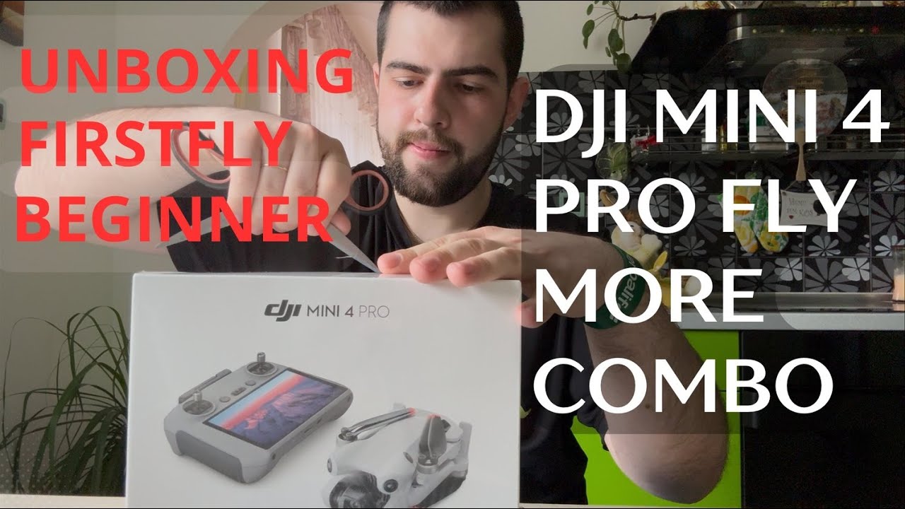 Dji Mini 4 Pro Fly More Combo * Unboxing * Firstfly * Beginner.
