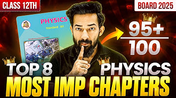 🔥Top 8 Most Imp Chapters in Physics Hsc board 2025💯 | physics imp questions | hsc @Ajjusirphysics