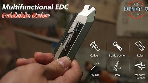 Multi-Tool Ruler EDC |  Pivot X