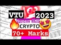 CRYPTO M2 Best Video Pass Pack with PDF for 7th Semester CSE (VTU 2023)