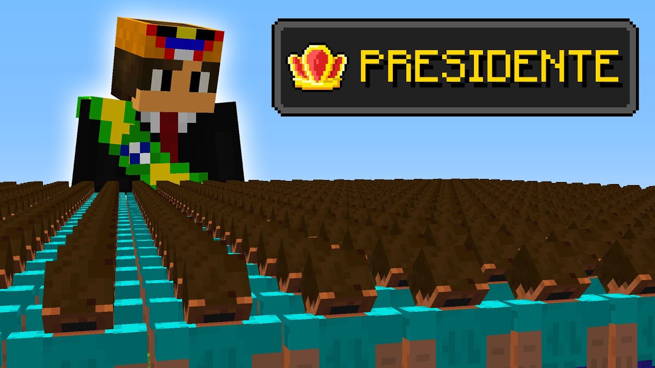 Virei PRESIDENTE do Minecraft!