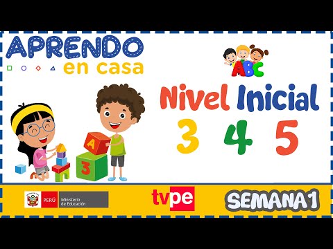 Aprendo en casa: NIVEL INICIAL - CLASES VIRTUALES - TV PERÚ 2020 -PORTAL WEB - www.aprendoencasa.pe