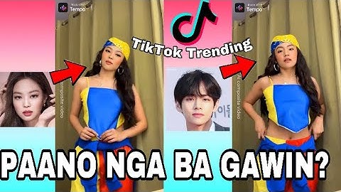 TEMPO APP | HOW TO USE TEMPO APP | PAANO GAMITIN ANG TEMPO APP | TikTok Trend Face Swap Tutorial