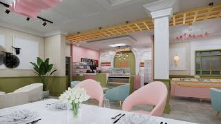 Cafe Design Inspired From Art Deco Style