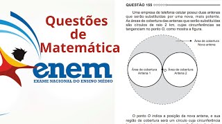 Enem 2015: Uma empresa de telefonia celular possui duas antenas que