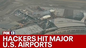 Major US airport websites go offline in apparent cyberattack