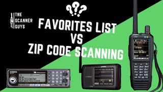 Favorites List VS. Zip Code Scanning | January 2024