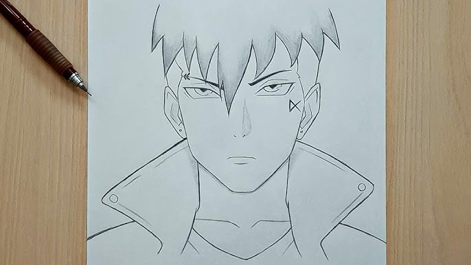 Carlos Arts — 🖋️ Desenho do olho do Kawaki do Anime Boruto