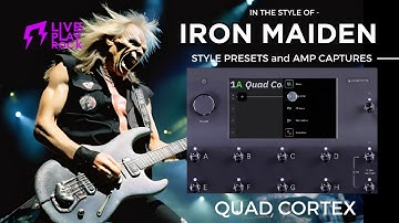 Iron Maiden style QUAD CORTEX Guitar presets + amp captures Liveplayrock #liveplayrock #quadcortex