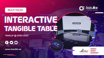 Multi Touch Interactive Tangible Table | Object Recognition | AI Service Tahaluf @GITEX 2021