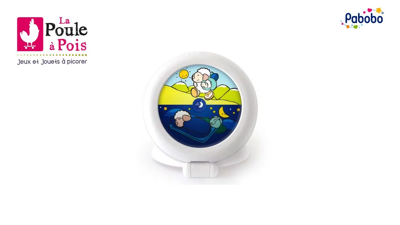 Veilleuse indicatrice de réveil Kid'Sleep Globetrotter - Pabobo