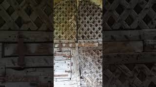 The oldest castle door is at Chepstow castle in Wales. #welshhistory #british #uk #castle