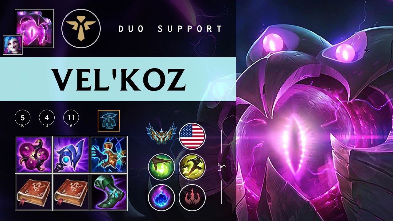 Vel'Koz Support vs Sona - NA Challenger Patch 26.04