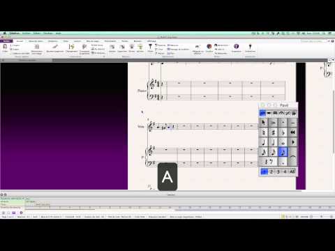 Tuto Sibelius : Saisie au clavier alphanumérique