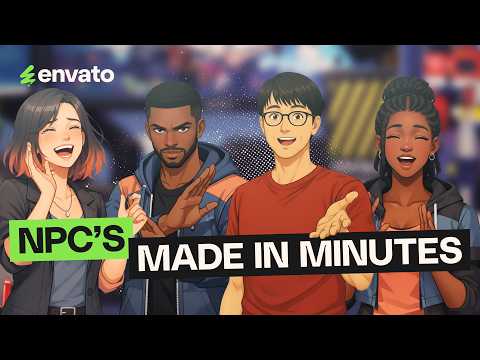 Envato YouTube ad: Johnathan Lam, NPC Characters