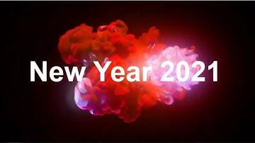 Colorful Smoke Video and Text Manipulation || #HTML #CSS || Happy New Year 2021 || GB CODERS HUB