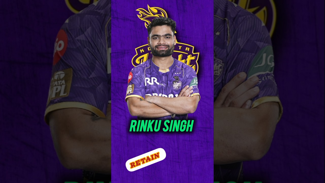 ipl 2026 kkr retain player list 😱😱 