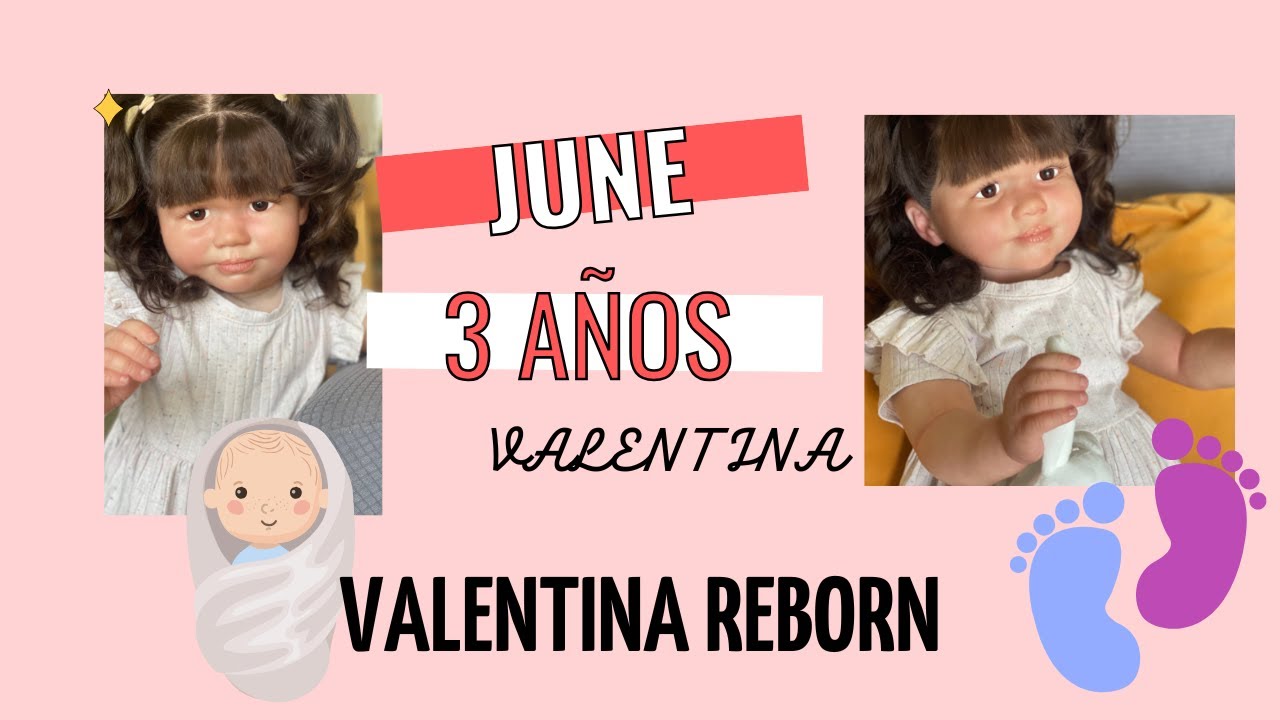 Cambiando a June de 3 años para su viaje con mami VALENTINA REBORN MEXICO