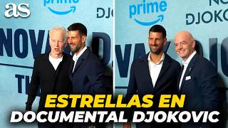Desfile de ESTRELLAS en el estreno del documental de DJOKOVIC: INFANTINO, TYSON y más