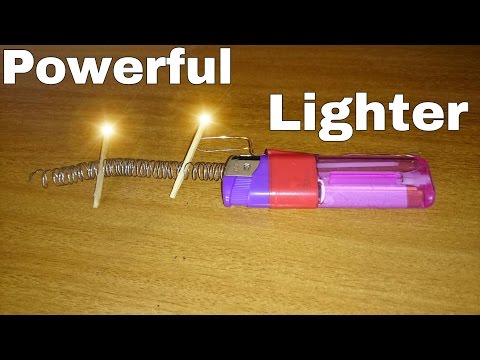 DIY How To Make Powerful Lighter At Home |CRAZY DUDE|