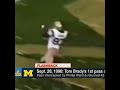 Tom Brady's 1st pass at Michigan was a pick-6 👀 | #Shorts