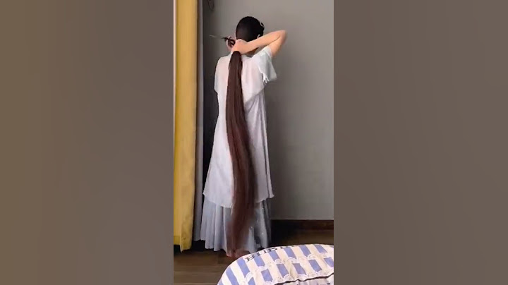 قص الشعر الطويل                   #shorts
