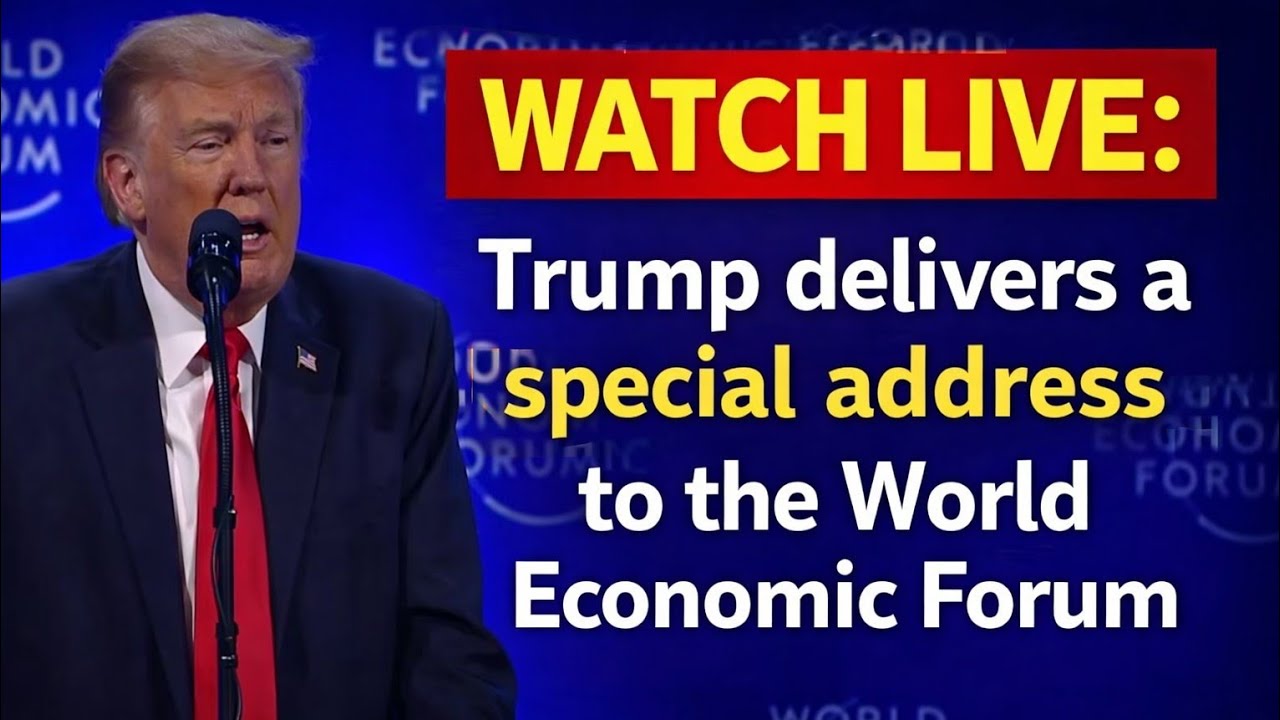 🔴 LIVE NOW: Trump Addresses the World Economic Forum