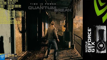 Quantum Break DX11 3440x1440 | GTX 1080 | i7 5960X 4.5Ghz