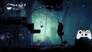 Hollow Knight Mantis Claw room dashless no damage (low% strat)