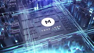 Epic Digital City Logo After Effects Templates