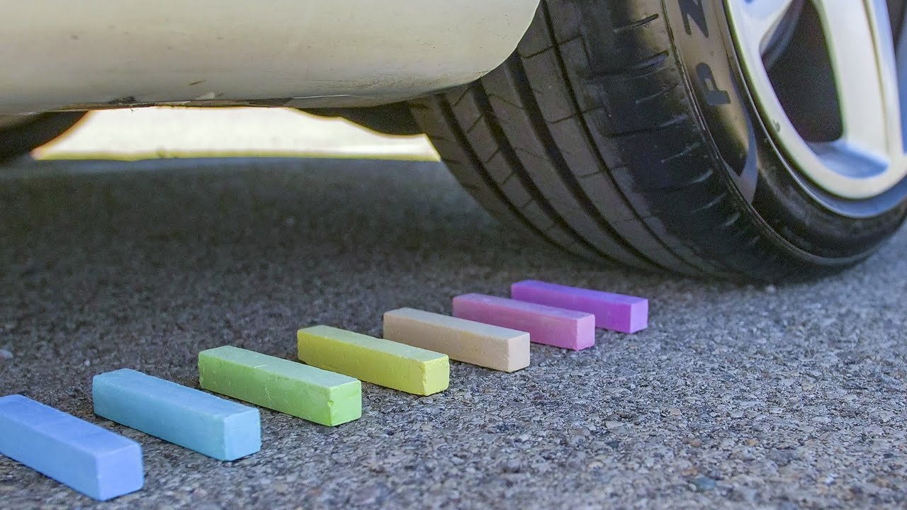 Crushing Chalk! Car Crush ASMR Compilation YouTube