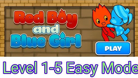 Redboy and Bluegirl Level 1 2 3 4 5 Easy Mod In Light Temp Maze Android Walkthrough