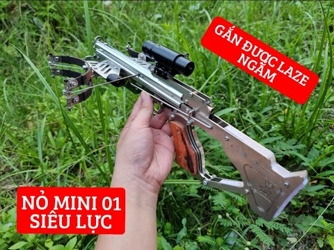 Video NỎ SĂN MINI 01 BẮN BI SẮT VÀ MŨI TÊN | GẮN ĐƯỢC LAZE +... - youtube