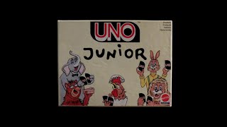 1992 Four languages Junior Uno cards with board and pawns review