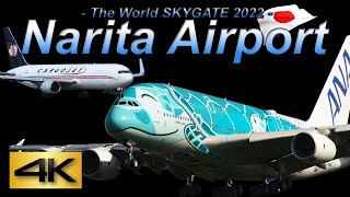 【4K 60P】1Hour Special Spotting 2022 &quot; 成田空港 &quot; Narita Airport Japan