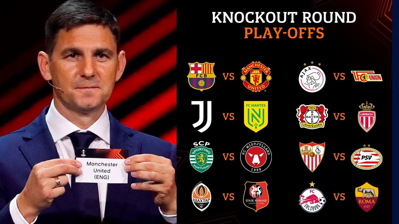 Draw Result UEFA Europa League 2022/23 Knockout Round Playoff YouTube