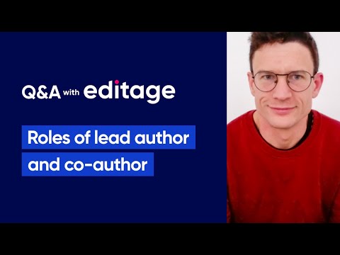 Video: Kommer att vara medförfattare?