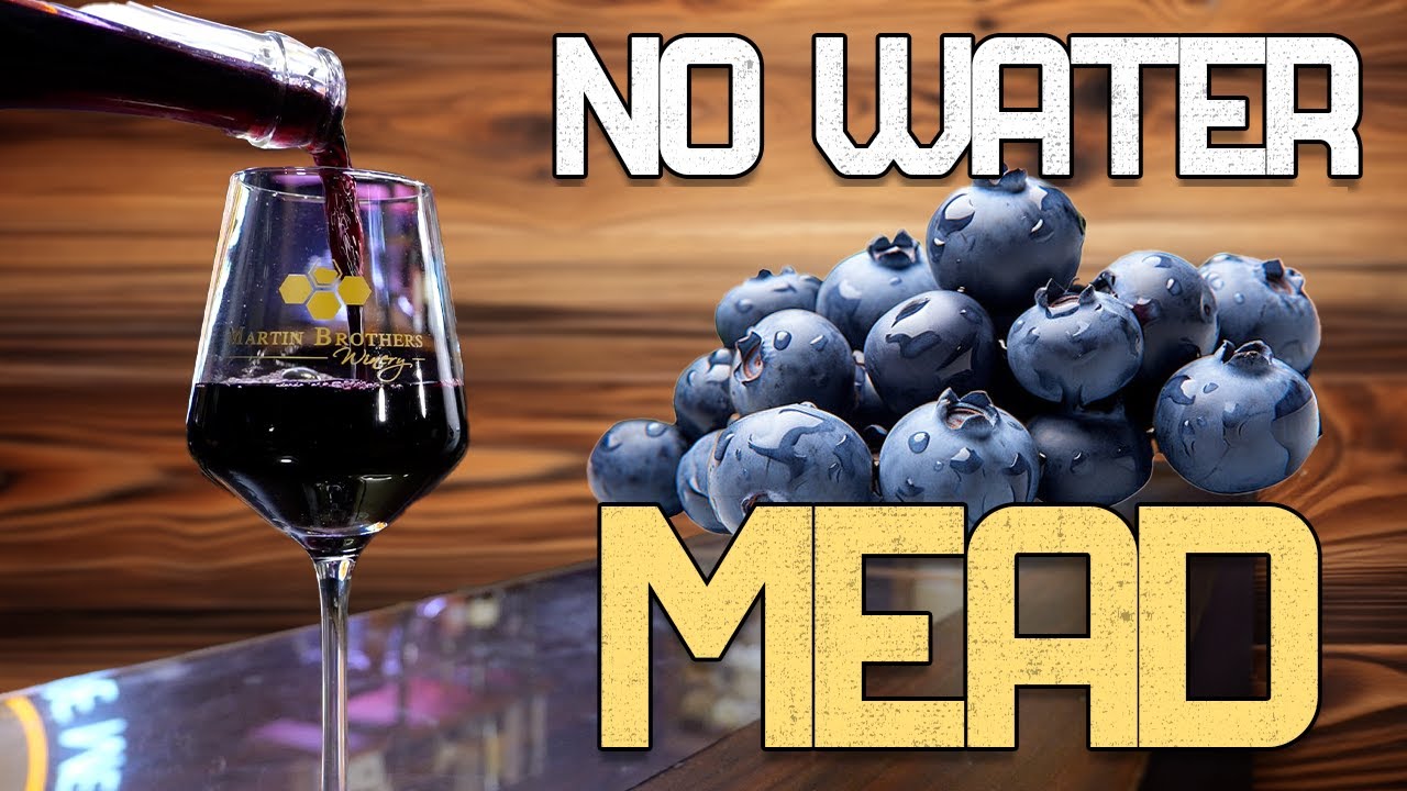 Making a No Water Blueberry Mead!