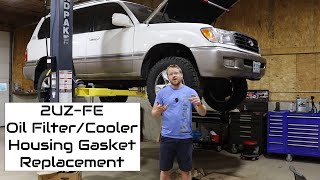 2uzfe Oil Filtercooler Housing Gasket Replacement